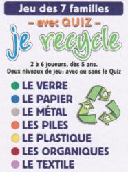 Jeux de cartes 7 familles je recycle