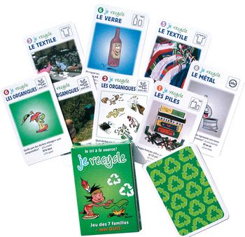 Jeux de cartes 7 familles je recycle
